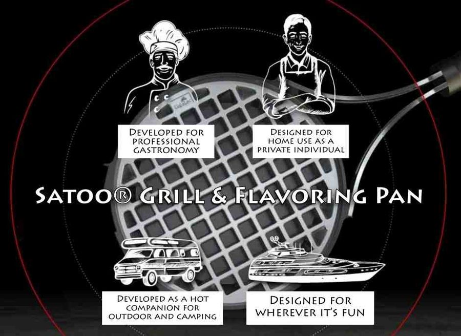 Satoo® Grill & Flavoring Pan: advantages