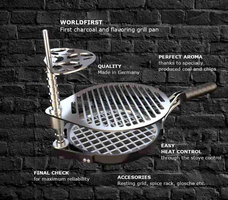 Satoo® Grill & Flavoring Pan